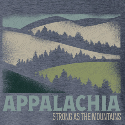 Appalachia – Strong as the Mountains t shirt