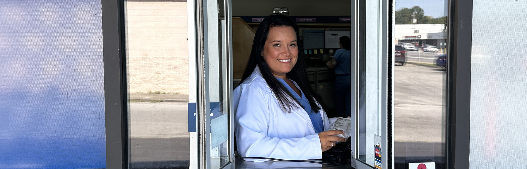 Ballad Health Pharmacy drive through window