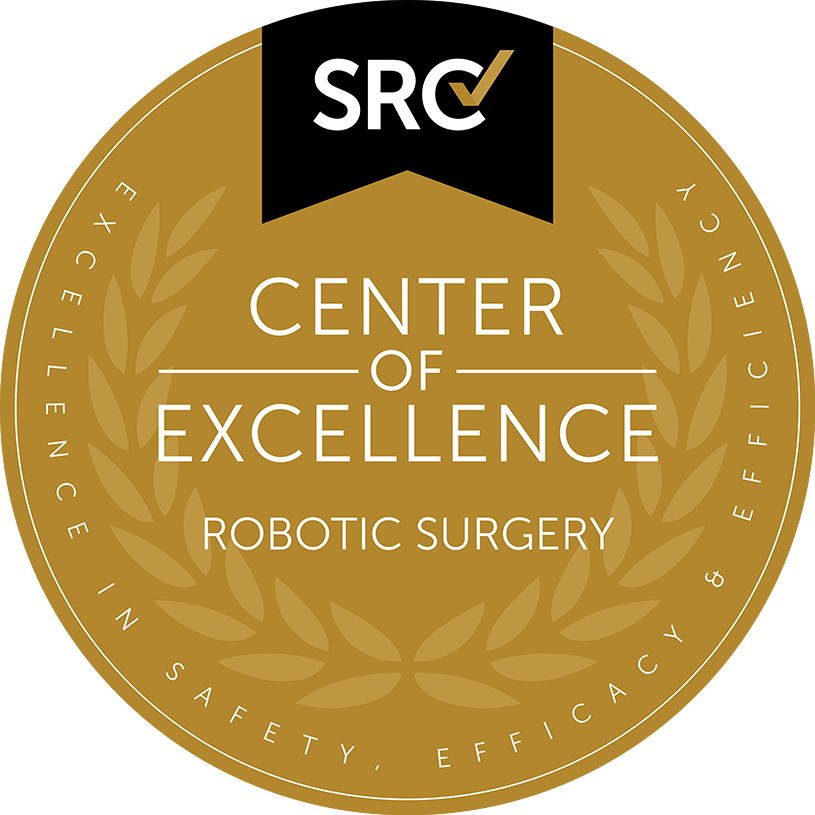 Center of Excellence for Robotic Surgery FWCH award badge