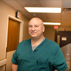 Matt Hardin, shoulder replacement patient