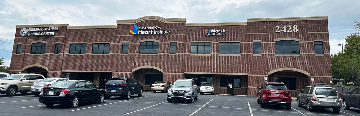 Building exterior of Marsh Regional's Johnson City blood donation center