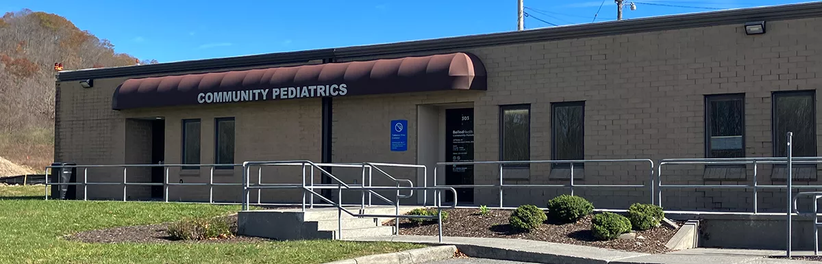 BHMA Pediatrics Norton front entrance building