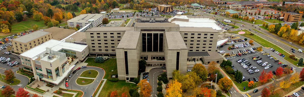 Johnson City Medical Center aerial view